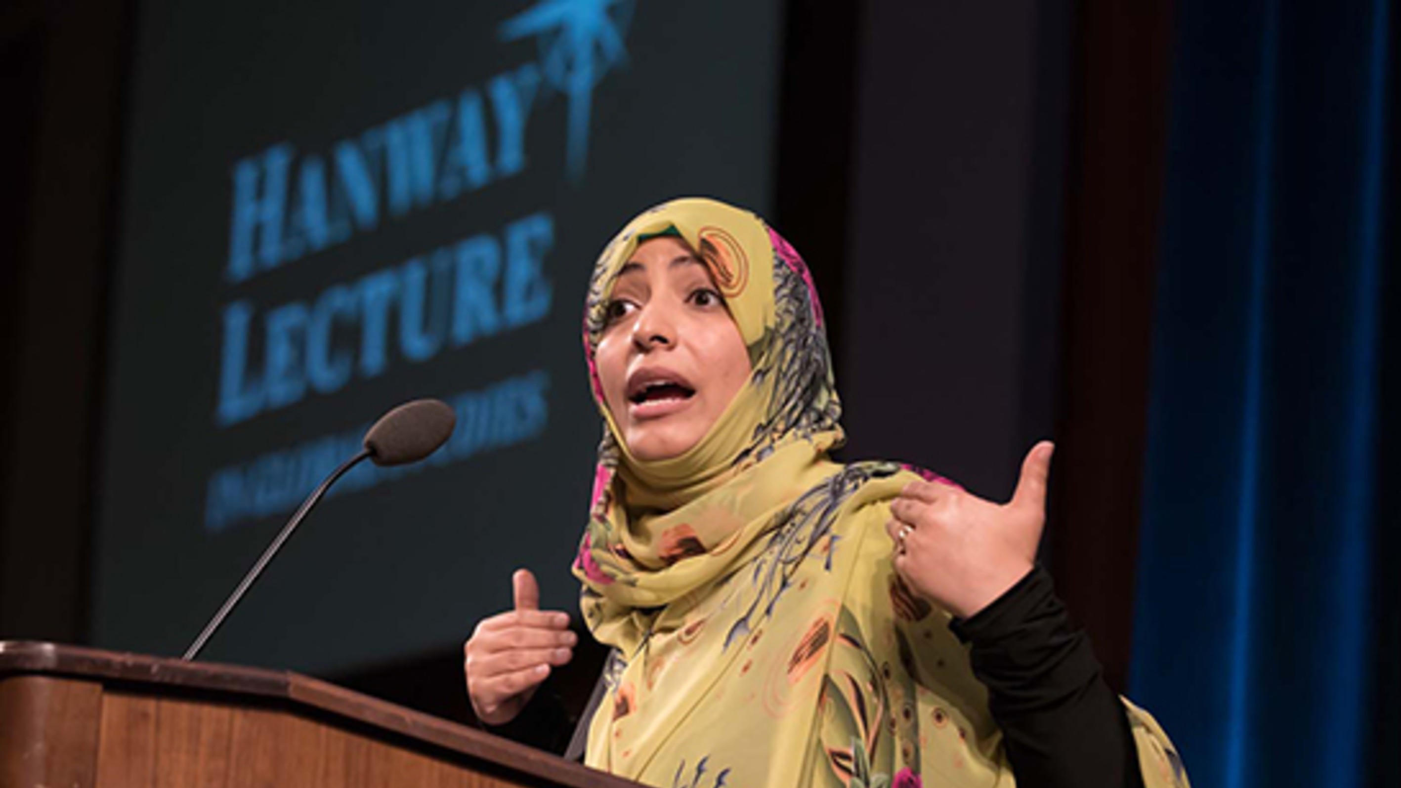 Tawakkol Karman is guest at Oregon’s 2017 International Speaker Series